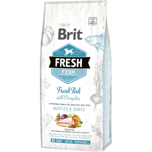 Сухий корм для собак Brit Fresh Fish/Pumpkin Adult Large 12 кг (8595602530779) зображення 1