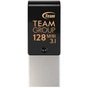 USB флеш накопичувач Team 128GB M181 Black USB 3.1/Type-C (TM1813128GB01) - зменшене зображення 1