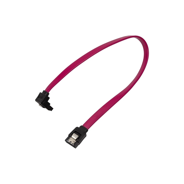 Кабель для передачі даних SATA III 0.3m 90° corner PowerPlant (CA914340) - picture 2