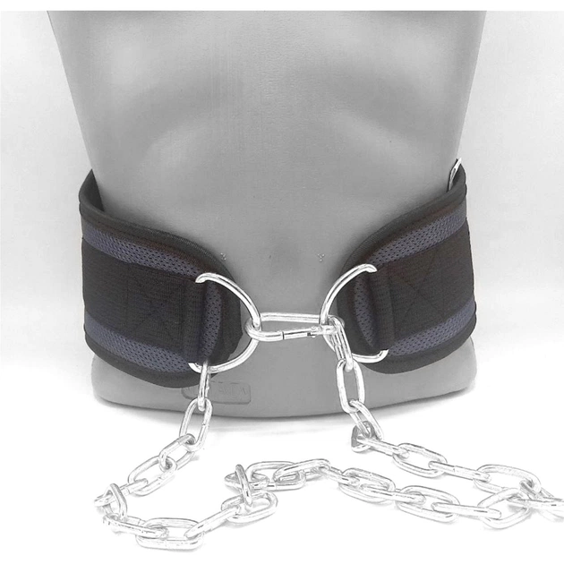 Обважнювач MadMax MFA-290 неопреновий з ланцюгом Сіро-Чорний L (MFB-290) - зображення 6