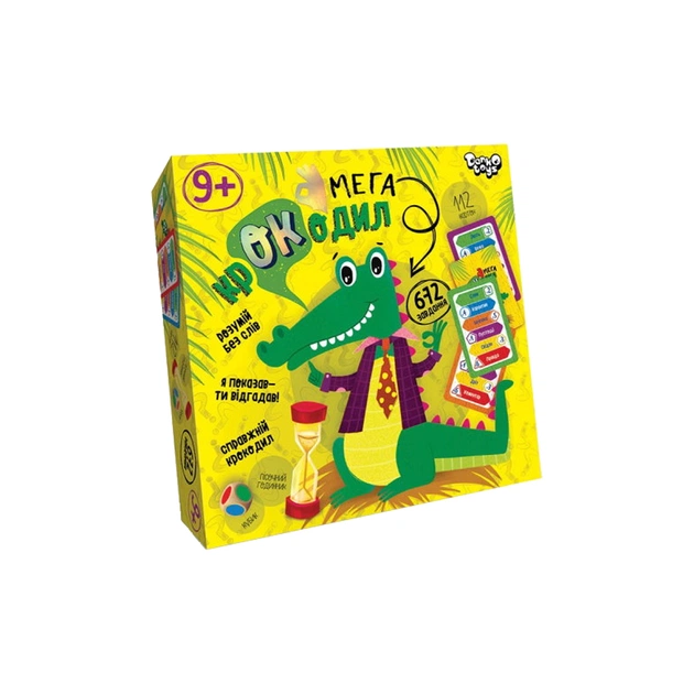 Настільна гра Danko Toys Мега Крокодил, українська (CROC-03-01U) - зображення 1