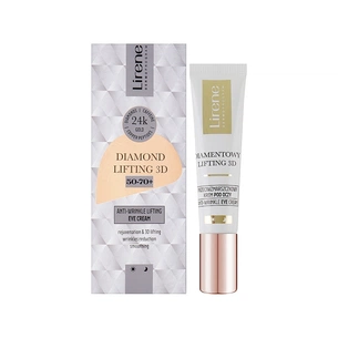 Крем для шкіри навколо очей Lirene Diamond lifting 3D Eye Cream З ефектом ліфтингу 15 мл (5900717076952) зображення 1