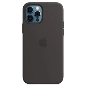 Чохол до мобільного телефона Apple iPhone 12 Pro Max Silicone Case with MagSafe - Black (MHLG3ZM/A) зображення 1