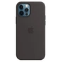 Чохол до мобільного телефона Apple iPhone 12 Pro Max Silicone Case with MagSafe - Black (MHLG3ZM/A) - зменшене зображення 1