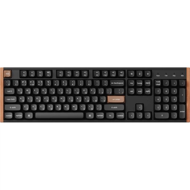 Клавіатура Keychron K10 HE Magnetic Switch RGB UA Black (K10H-F1-UA) - зображення 1