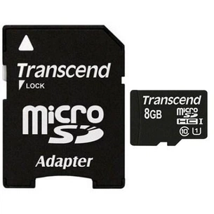 Карта пам'яті Transcend 8Gb microSDHC UHS-I (TS8GUSDU1) зображення 1