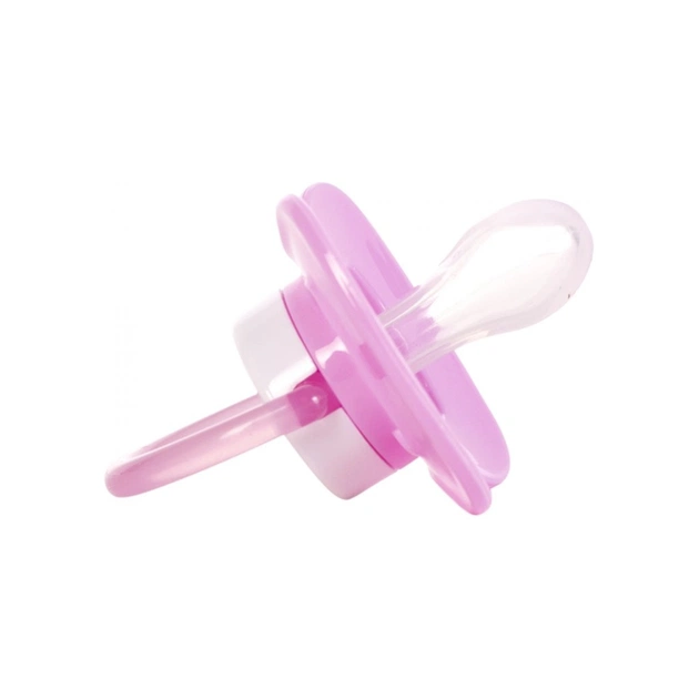 Пустушка Baby Team силіконова,класична, 0+ міс (3007_рожевий) - picture 2