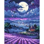 Картина по номерам Santi Захід сонця та лаванда 40х50 см LED (956653) - preview 1