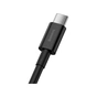 Дата кабель USB 2.0 AM to USB-C 2.0m 3A Black Baseus (CATYS-A01) - уменьшенное изображение 2