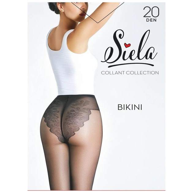 Колготы Siela Bikini 20 Den Nero - 5 (4823116927537) - изображение 1