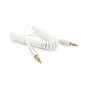 Кабель мультимедийный 3.5mm M to 3.5mm M 1.5m 90° corner white Voltronic (YT-AUXSGJ(M)/(M)-1.5-W) - уменьшенное изображение 2