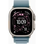 Смарт-годинник Apple Watch Ultra 3 GPS + Cellular 49mm Natural Titanium Case with Light Blue Alpine Loop - Large (MEWP4QP/A) - зменшене зображення 2
