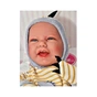 Пупс Antonio Juan Новонароджений Карло в піжамі-динозаври з вініловим тілом 42 см (50158) - зменшене зображення 3