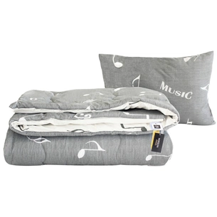 Ковдра MirSon Набір бавовняний №3042 Color Fun Line Cat ковдра 172х205+под (2200004842844) зображення 1