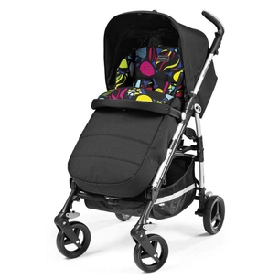 Коляска Peg-Perego Si Completo Manri чорна з малюнком (IPSZ300079MK01RO01) зображення 1
