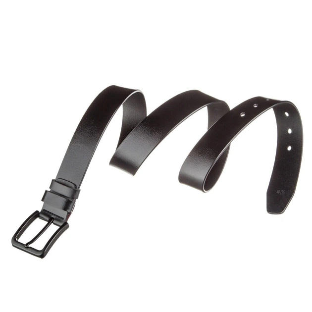 Ремінь Vintage Чоловічий шкіряний Чорний (20222) - зображення 10