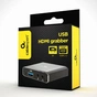 Адаптер Cablexpert HDMI - HDMI+USB+3.5 мм (F/F), Black (UHG-4K2-01) - уменьшенное изображение 4