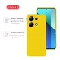 Чохол до мобільного телефона Intaleo Silicone Xiaomi Redmi Note 13 4G Yellow (1283126601057) - зменшене зображення 3
