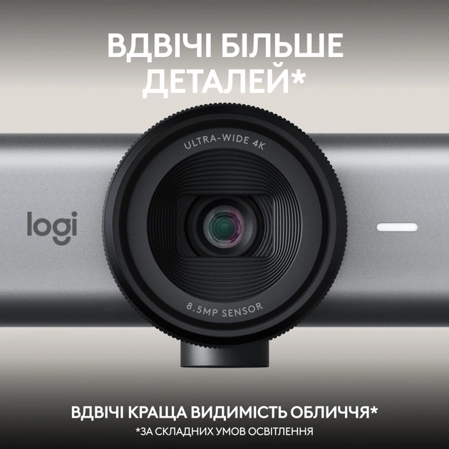 Веб-камера Logitech MX Brio 705 for Business 4K Graphite (960-001530) - picture 4