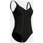 Купальник Arena Clip Back Swimsuit Solid B 010651-510 чорний, білий 38 (3468337746331) - зменшене зображення 8