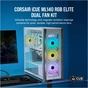 Кулер до корпусу Corsair ML140 RGB Elite Premium Dual Pack (CO-9050119-WW) - зменшене зображення 9