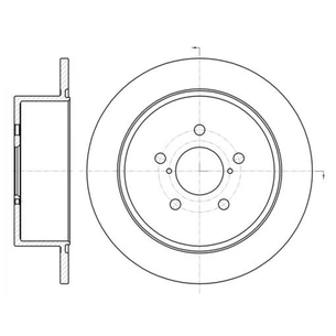 Гальмівний диск REMSA 61300.00 зображення 1