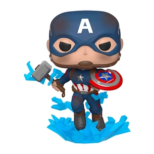 Фигурка для геймеров Funko Pop cерии Мстители: Финал – Капитан Америка с Мьёльниром (45137) изображение 1