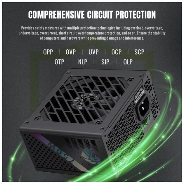 Блок питания Gamemax 750W (GS 750G V25) - изображение 6