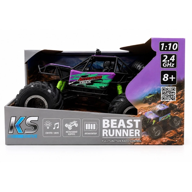 Радиоуправляемая игрушка KS Drive Lilac Beast Runner car (10002-1102) - изображение 1