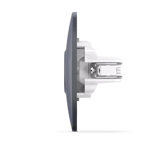 ТВ розетка Videx BINERA TV одинарна телевізійна чорні (VF-BNSK1TVME-BG) - зображення 3