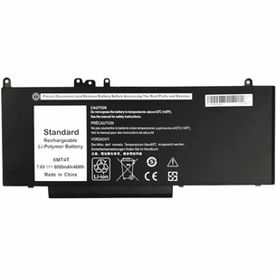 Акумулятор до ноутбука PowerPlant DELL Inspiron 14 5000 Series (6MT4T) 7.6V 6000mAh (NB441242) зображення 1