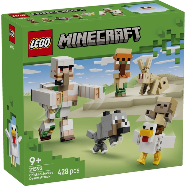 Конструктор LEGO Minecraft Куриный Жокей: атака в пустыне (21592) - изображение 1