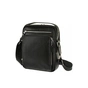 Сумка Vintage Месенджер шкіряна Чорна (14578) - зменшене зображення 1