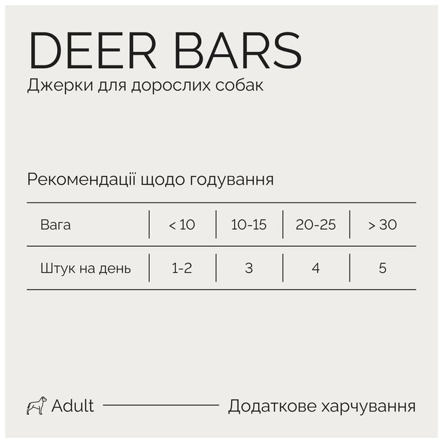 Ласощі для собак Savory Bars With Venison 100 г (4820261921120) - picture 4