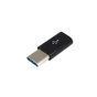 Перехідник Type-C to Micro USB Lapara (LA-Type-C-MicroUSB-adaptor black) - уменьшенное изображение 1