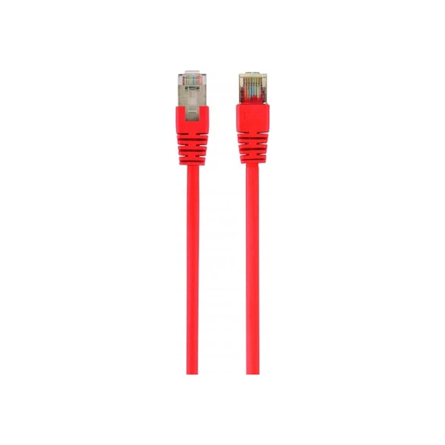 Патч-корд 0.5м FTP cat 6 CCA red Cablexpert (PP6-0.5M/R) - зображення 1
