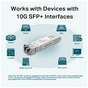 Модуль SFP Transceiver SFP+ 10GBase-LR, SM, 10km, LC TP-Link (TL-SM5110-LR) - уменьшенное изображение 8