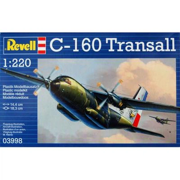 Збірна модель Revell Літак C-160 Transall 1:220 (3998) - изображение 1