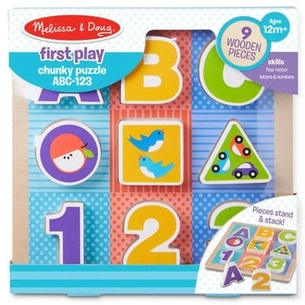 Розвиваюча іграшка Melissa&Doug Пазл Літери/Цифри (MD1899) зображення 1