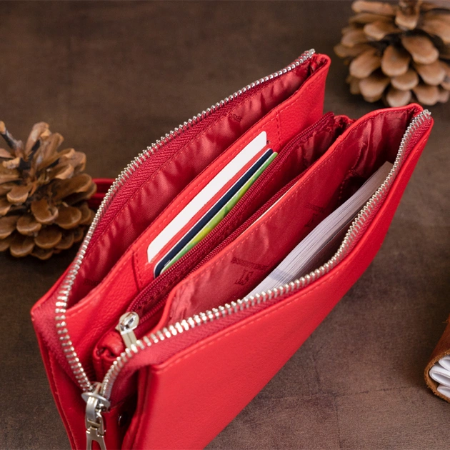 Гаманець ST Leather Червоний (19251) - зображення 11