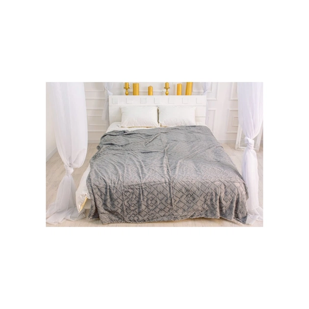 Плед MirSon 1021 Camellia Graphite 150x200 (2200002980159) - изображение 1