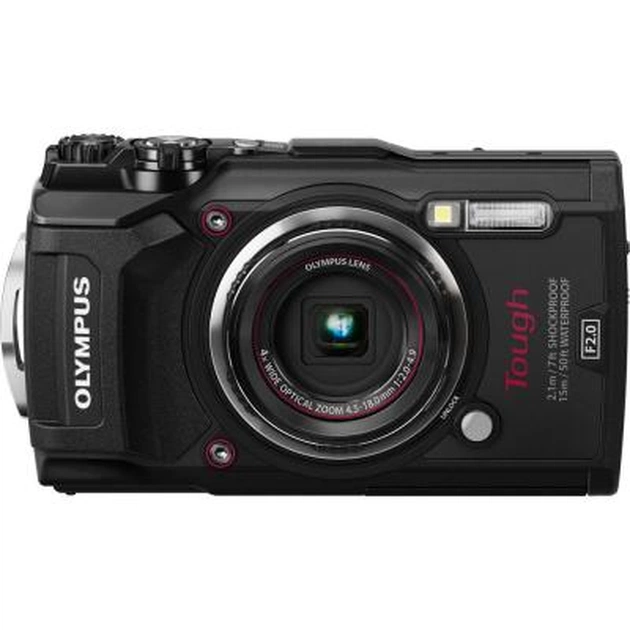 Цифровий фотоапарат Olympus TG-5 Black (Waterproof - 15m; GPS; 4K; Wi-Fi) + case (V104190BE030) - зображення 1