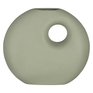 Ваза Ardesto Capri, 14х12см, порцеляна, зелений (AR3809O) зображення 1