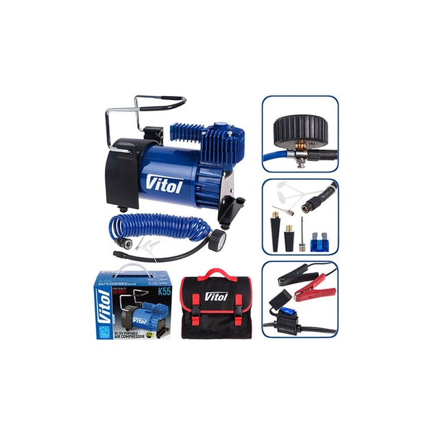 Автомобільний компресор VITOL K-55 150psi/23Amp /50л (K-55) - picture 8