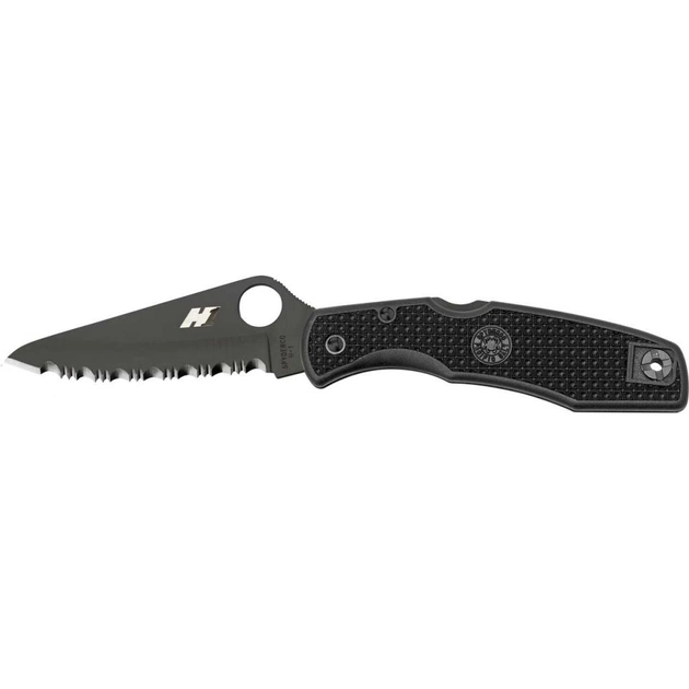 Ніж Spyderco Pacific Salt Spyderedge black (C91SBBK) - изображение 1