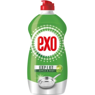 Засіб для ручного миття посуду Exo Expert Apple & Mint 400 мл (3800024046681) зображення 1