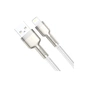 Дата кабель USB 2.0 AM to Lightning 1.0m Cafule Series Metal 2.4A White Baseus (CALJK-A02) - preview 3