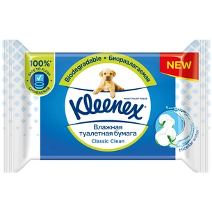 Туалетний папір Kleenex Classic вологий 42 шт. (5029053577494) зображення 1