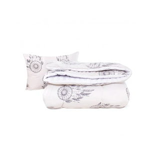 Ковдра MirSon Набір антиалергенний Tencel Зима №3066 Color Fun Line Cat (ковдра+подушка середня) 155х215+50х70 (2200004847825) зображення 1