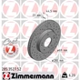 Гальмівний диск ZIMMERMANN 285.3527.52 - зменшене зображення 1